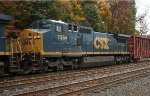 CSX C40-8W #7364 on Q438-27